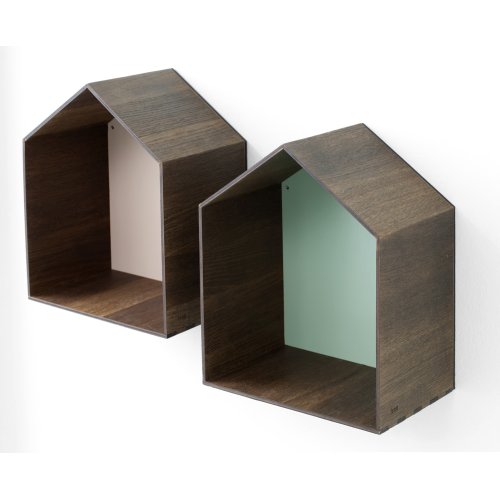 Etagère chevet Maison - Vert d'eau